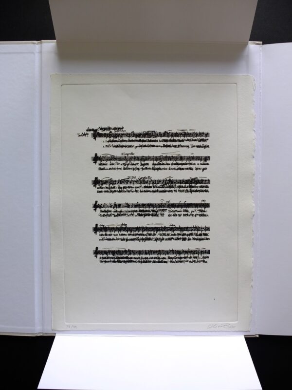 Oliver Beer, Call to Sound (signed & numbered etching)
