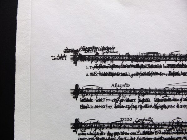 Oliver Beer, Call to Sound (signed & numbered etching)