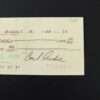 Carl Andre, Untitled (Signed Cheque)
