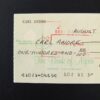 Carl Andre, Untitled (Signed Cheque)